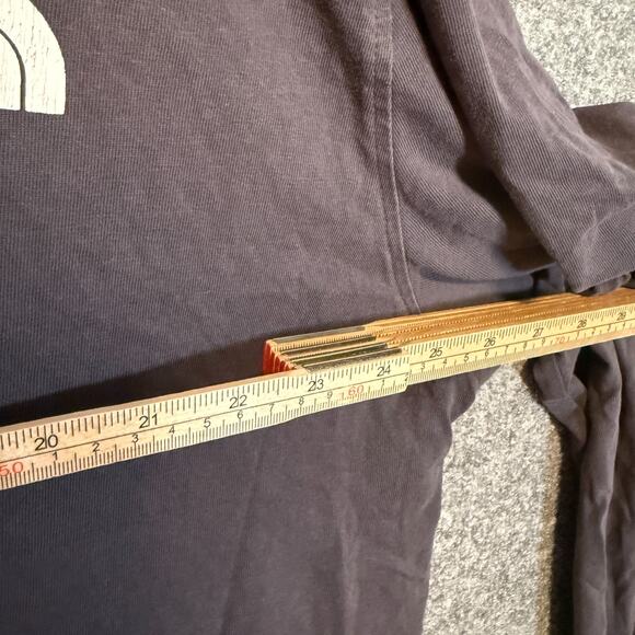 The North Face Sweater Mens 2XL Blue Henley Snap Pullover Sweatshirt Hoodie - Picture 9 of 11